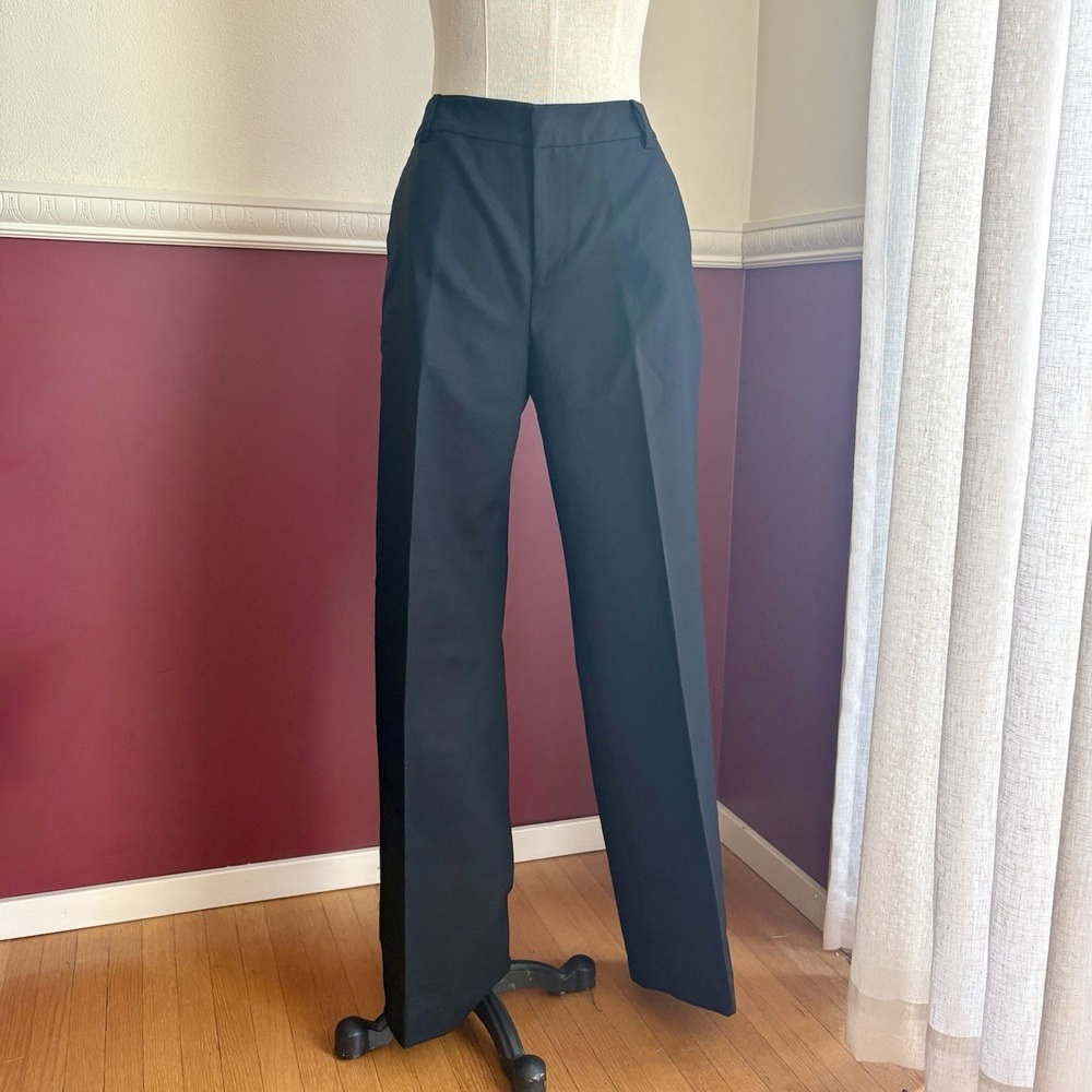 Lauren Ralph Lauren black flat front dress‎ pants Women's 6 short